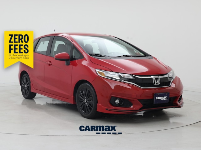 Red 2019 Honda Fit Hatchback Front-Wheel Drive Automatic