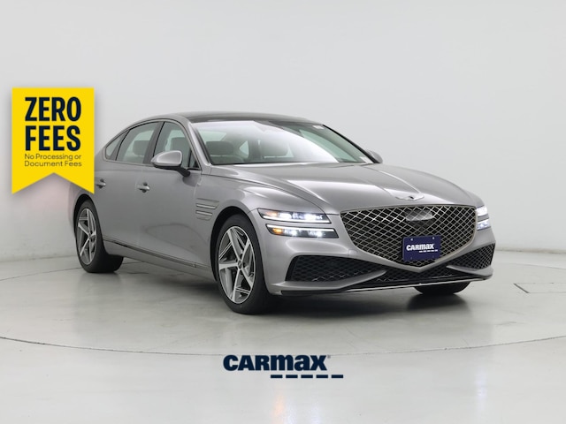 Silver 2023 Genesis G80 Sedan All-Wheel Drive Automatic