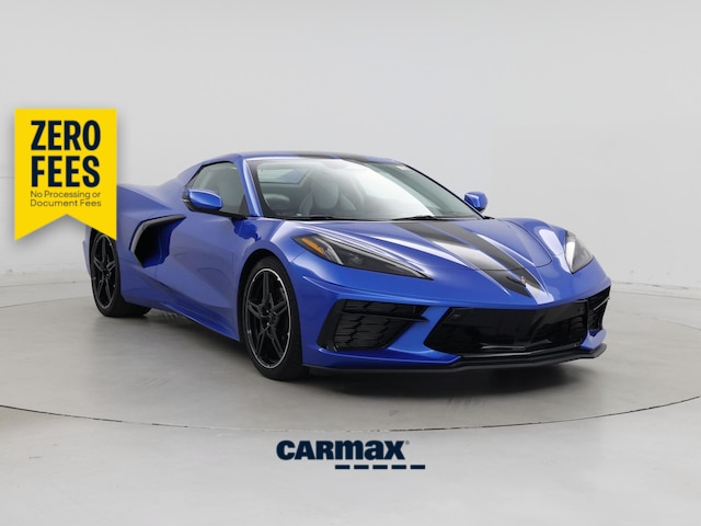 Blue 2024 Chevrolet Corvette Convertible Rear-Wheel Drive Automatic
