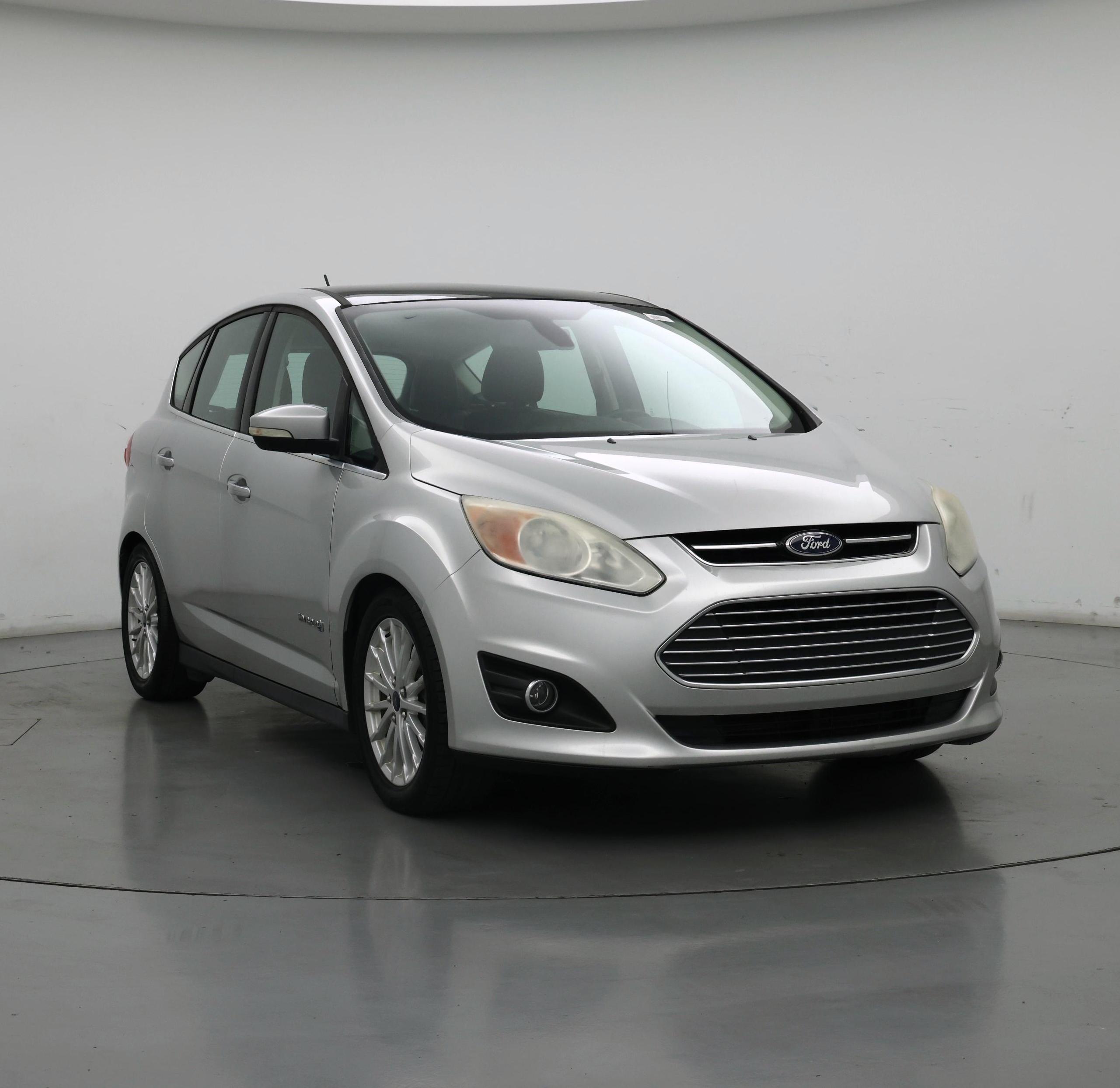Silver 2015 Ford C-Max Hybrid Wagon Front-Wheel Drive Automatic