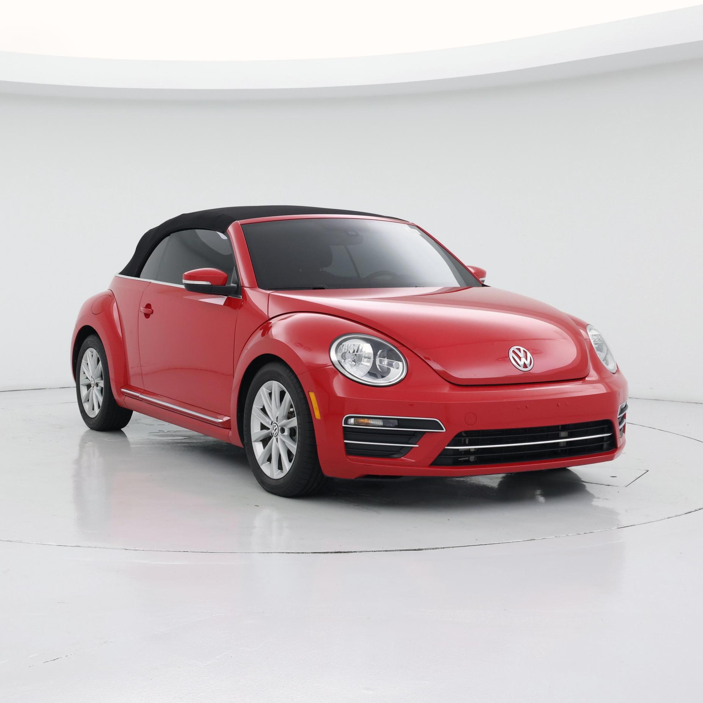 Red 2018 Volkswagen Beetle Convertible Front-Wheel Drive Automatic