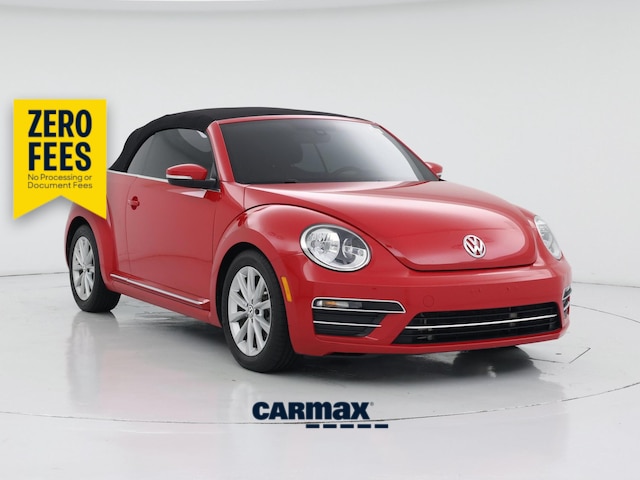 Red 2018 Volkswagen Beetle Convertible Front-Wheel Drive Automatic