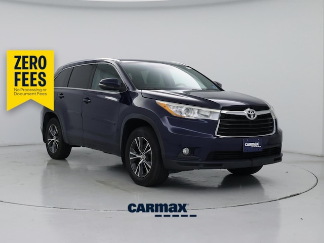 Blue 2016 Toyota Highlander SUV / Crossover All-Wheel Drive Automatic