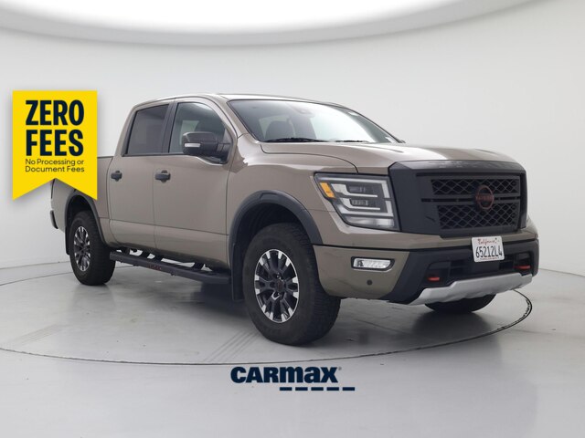 Brown 2024 Nissan Titan Pickup Truck Four-Wheel Drive Automatic