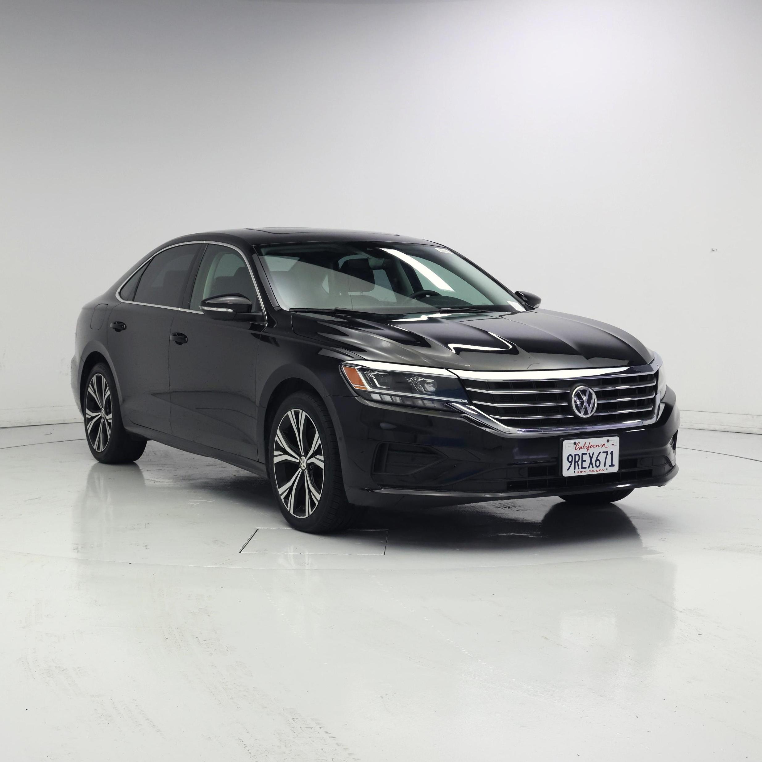 Black 2020 Volkswagen Passat Sedan Front-Wheel Drive Automatic