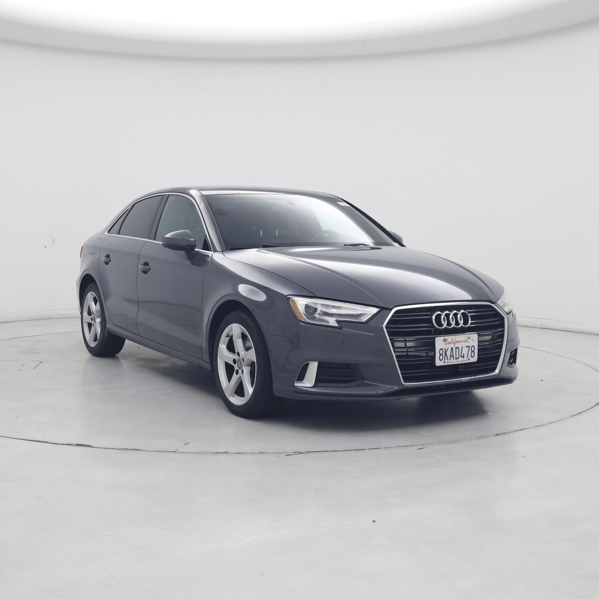 Gray 2019 Audi A3 Sedan Front-Wheel Drive Automatic