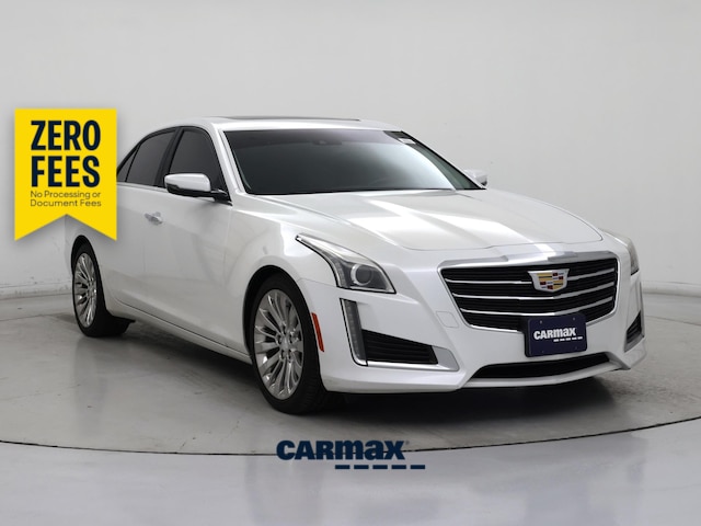 White 2016 Cadillac CTS Sedan Rear-Wheel Drive Automatic