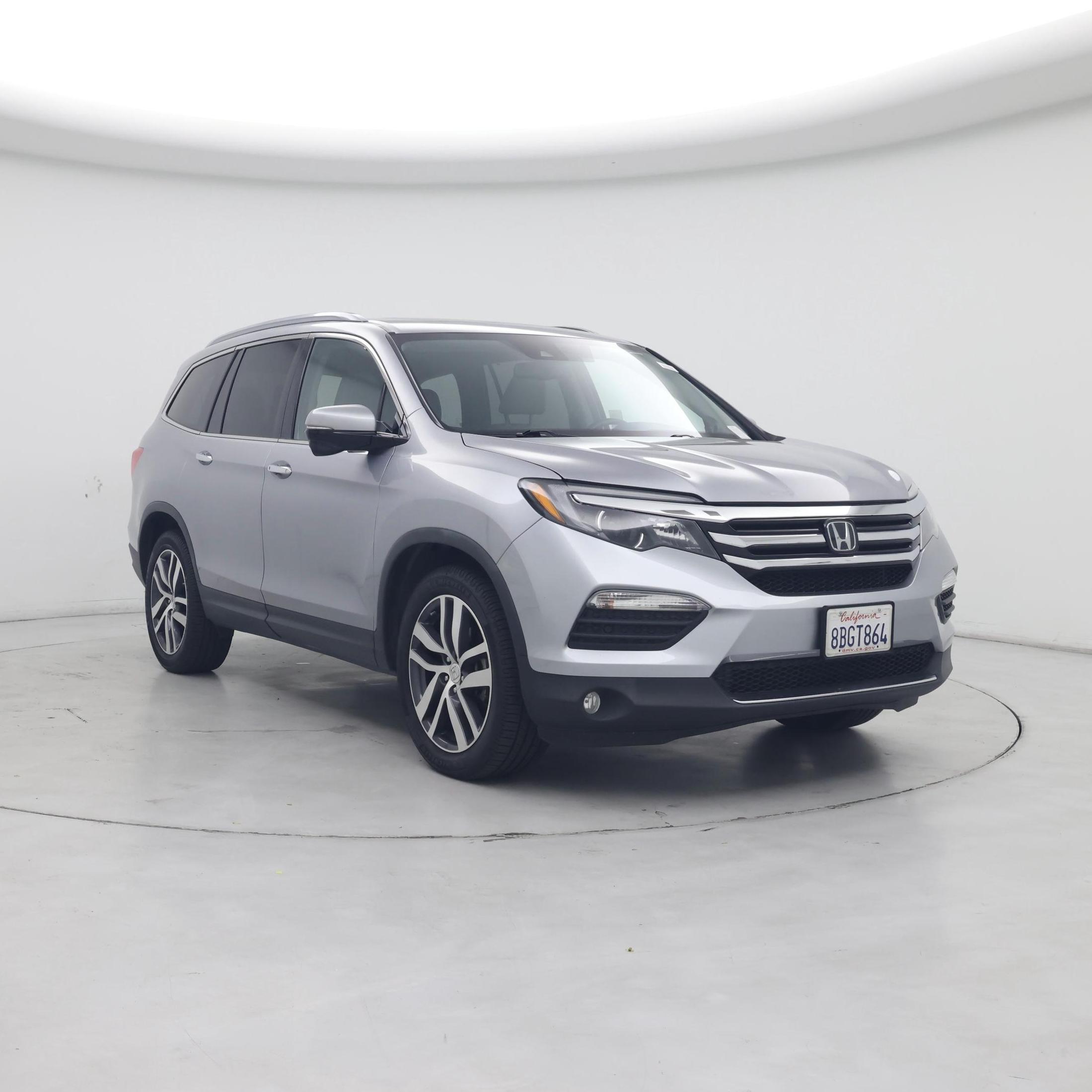 Silver 2017 Honda Pilot SUV / Crossover Front-Wheel Drive Automatic