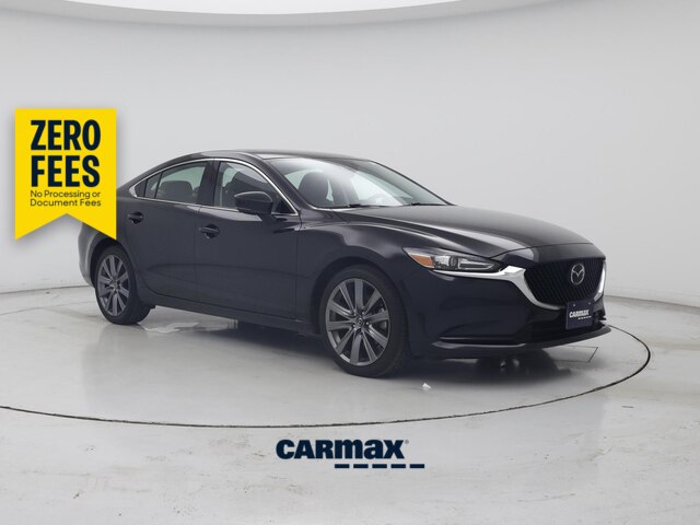 Black 2021 Mazda MAZDA6 Sedan Front-Wheel Drive Automatic