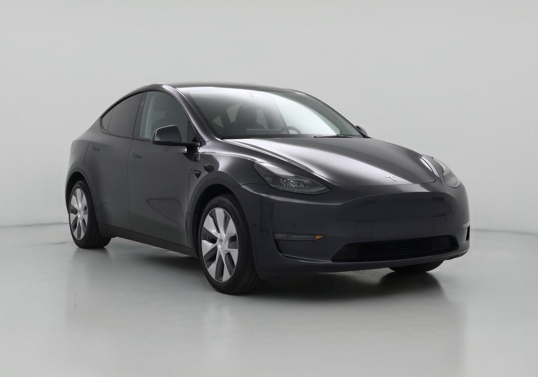 2024 Tesla Model Y Long Range All-Wheel Drive in Gray — CarMax photo