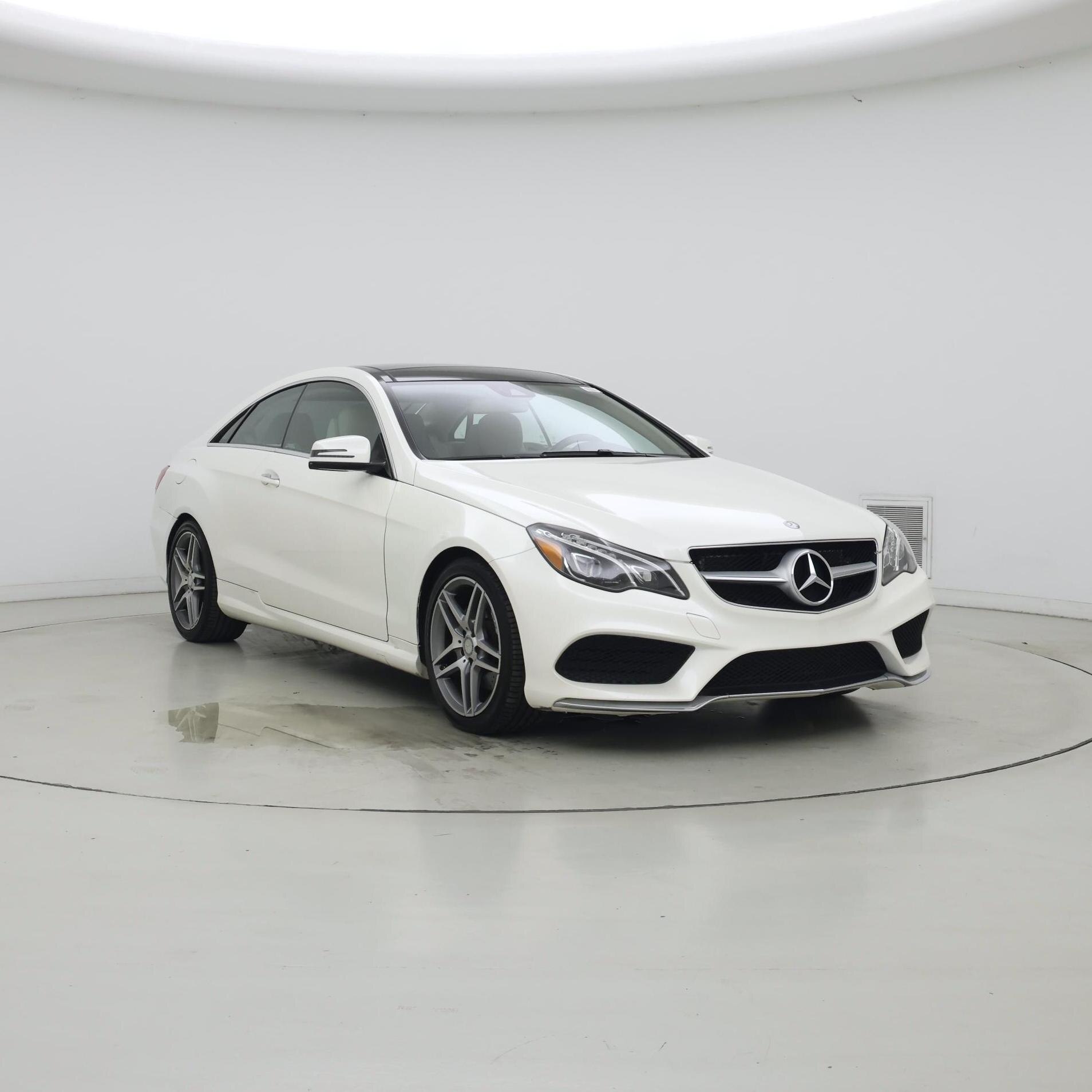 White 2017 Mercedes-Benz E-Class Coupe Rear-Wheel Drive Automatic