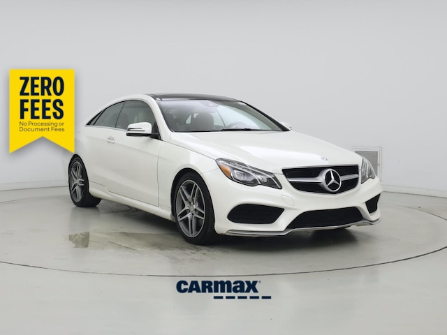 White 2017 Mercedes-Benz E-Class Coupe Rear-Wheel Drive Automatic