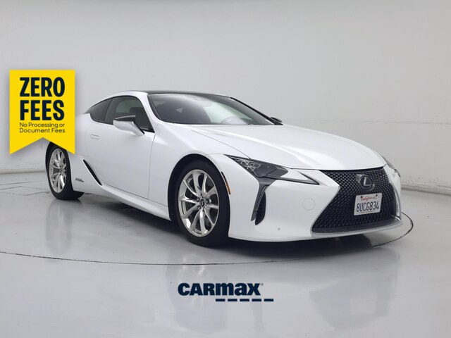 White 2018 Lexus LC Hybrid Coupe Rear-Wheel Drive Automatic