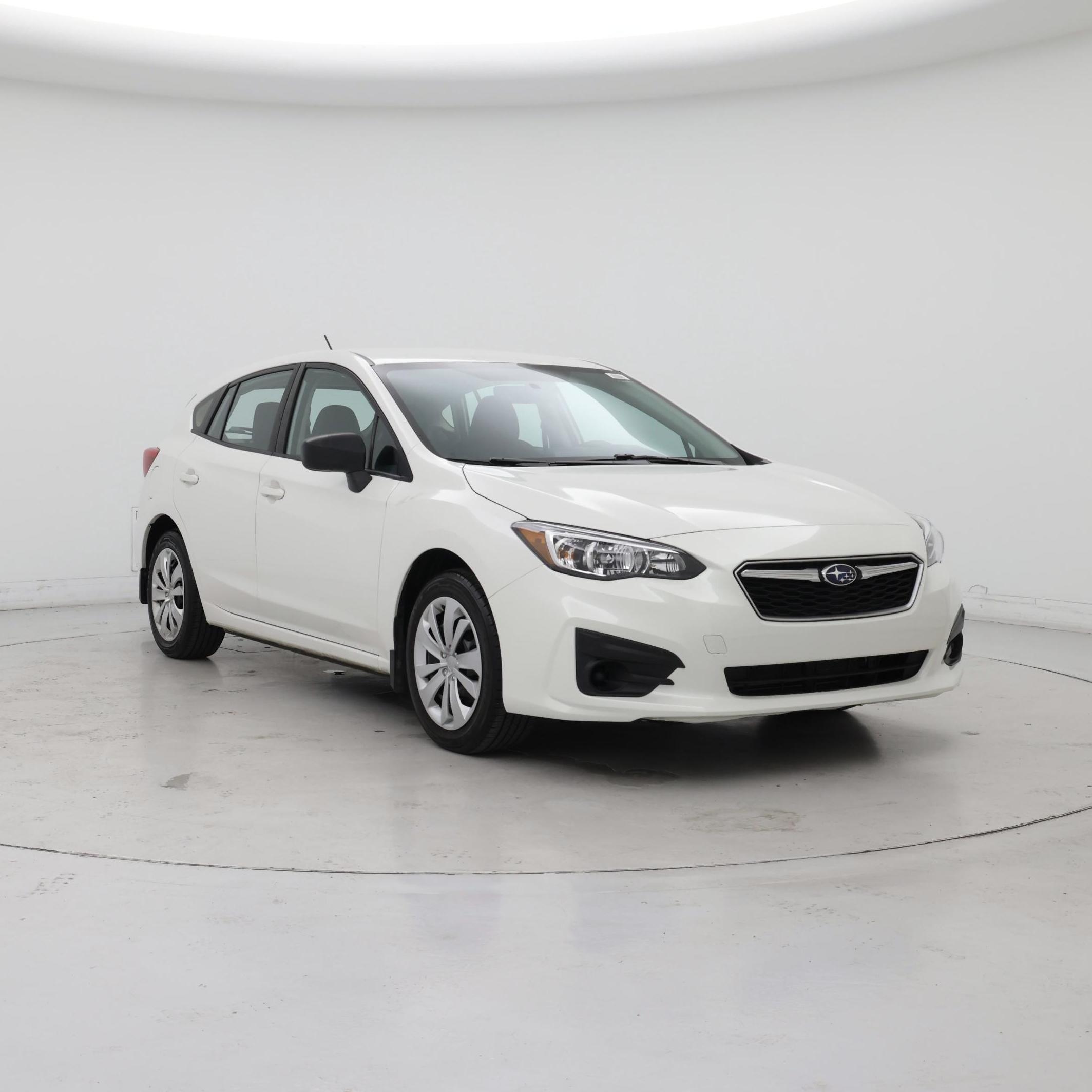 White 2017 Subaru Impreza Sedan  Automatic