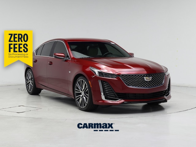 Red 2021 Cadillac CT5 Sedan Rear-Wheel Drive Automatic