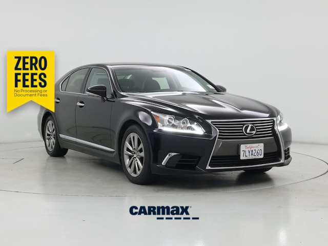 Black 2015 Lexus LS Sedan Rear-Wheel Drive Automatic