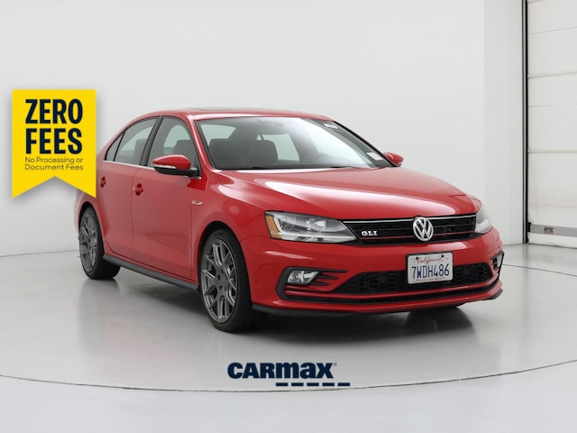 Red 2017 Volkswagen Jetta GLI Sedan Front-Wheel Drive Automatic