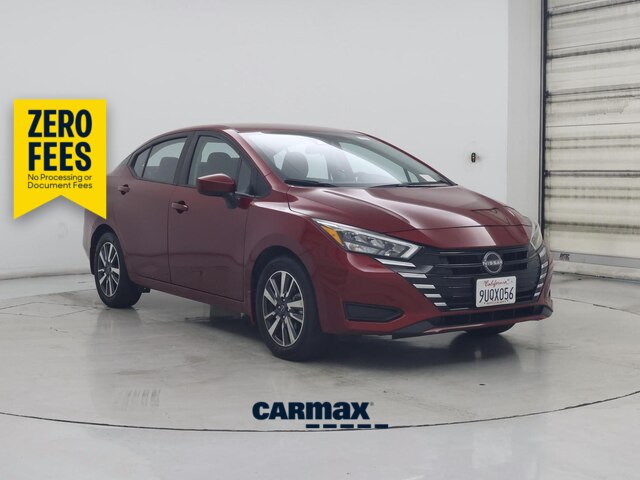 Red 2025 Nissan Versa Sedan Front-Wheel Drive Automatic