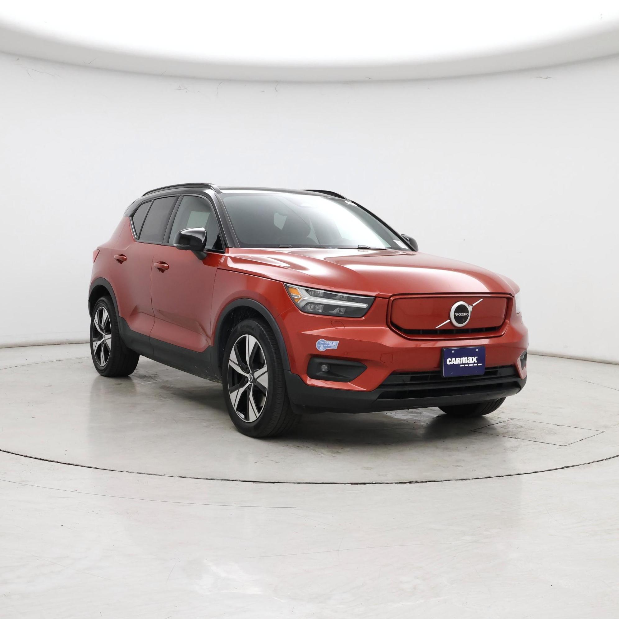 Red 2021 Volvo XC40 Recharge SUV / Crossover All-Wheel Drive Automatic