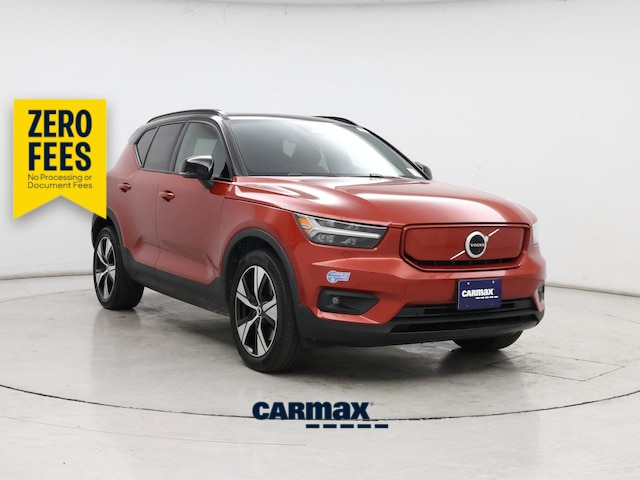 Red 2021 Volvo XC40 Recharge SUV / Crossover All-Wheel Drive Automatic