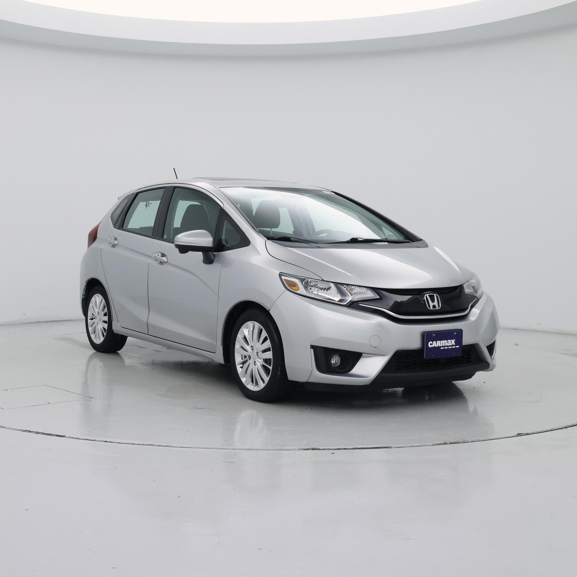 Silver 2015 Honda Fit Hatchback Front-Wheel Drive Automatic