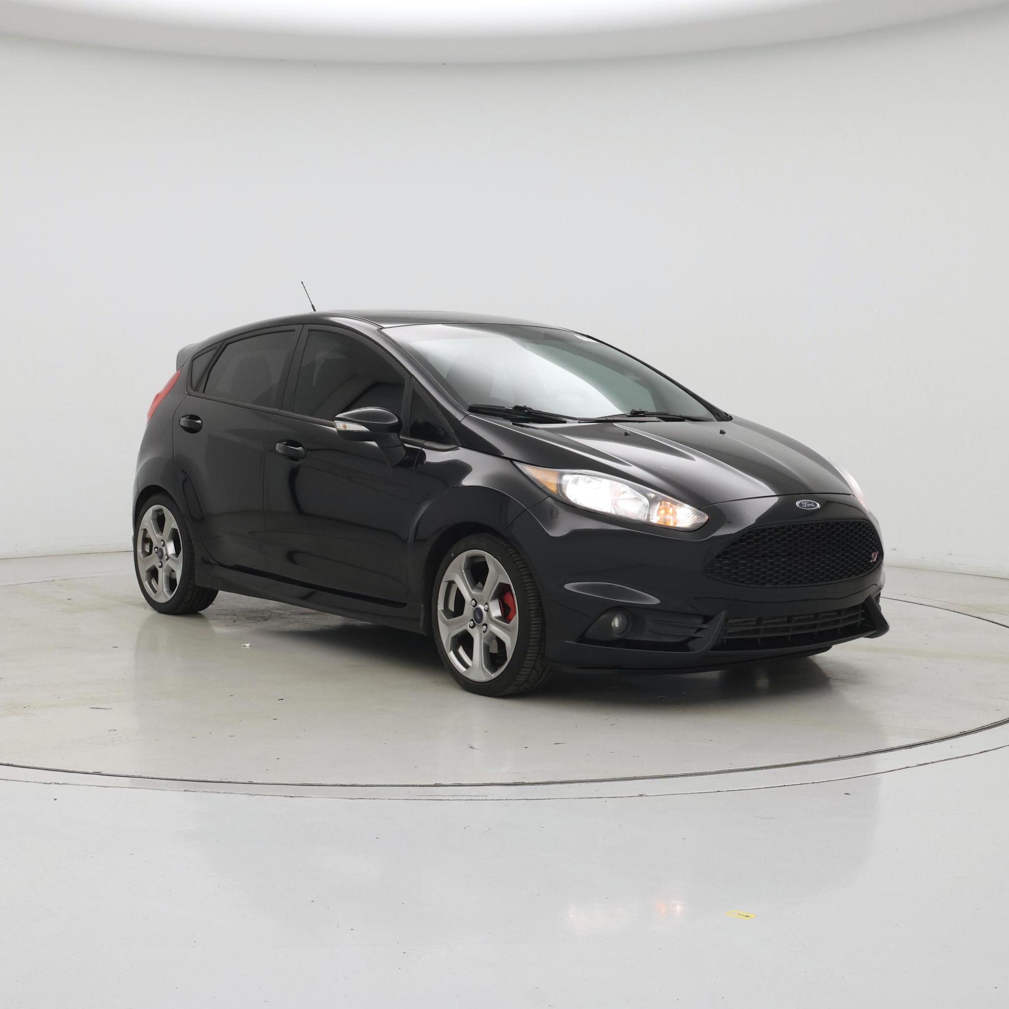 Black 2015 Ford Fiesta Hatchback Front-Wheel Drive Manual
