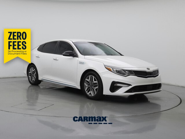 White 2020 Kia Optima Hybrid Sedan Front-Wheel Drive Automatic