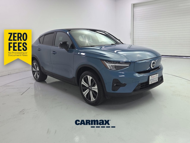 Blue 2023 Volvo C40 Recharge SUV / Crossover All-Wheel Drive Automatic
