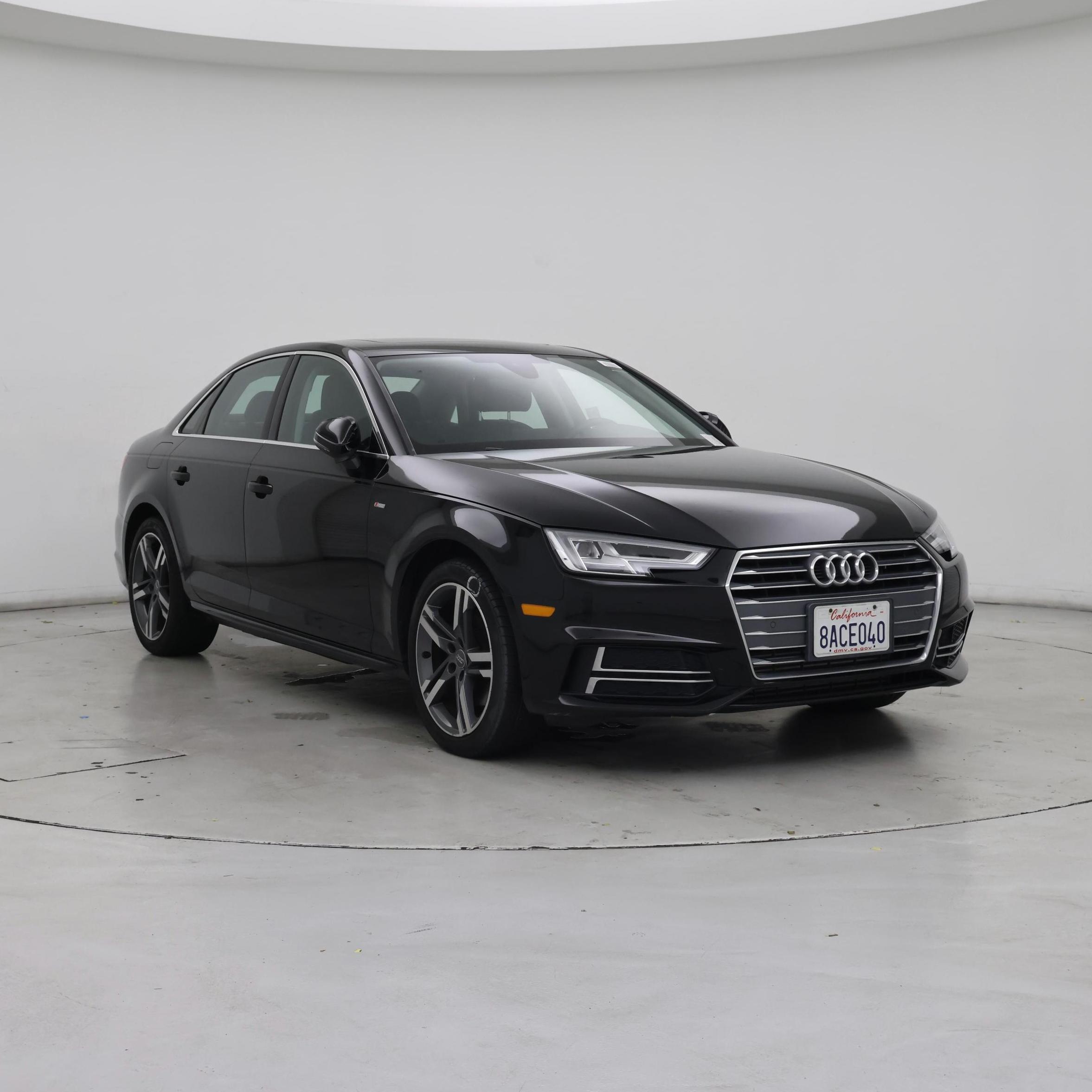 Black 2017 Audi A4 Sedan Front-Wheel Drive Automatic