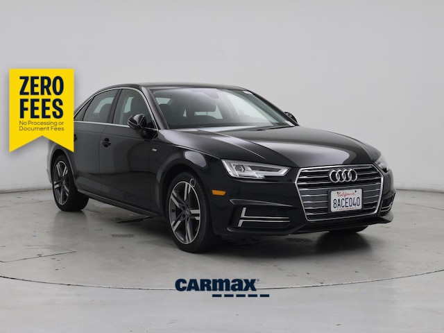 Black 2017 Audi A4 Sedan Front-Wheel Drive Automatic