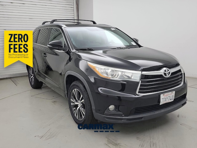 Black 2016 Toyota Highlander SUV / Crossover Front-Wheel Drive Automatic
