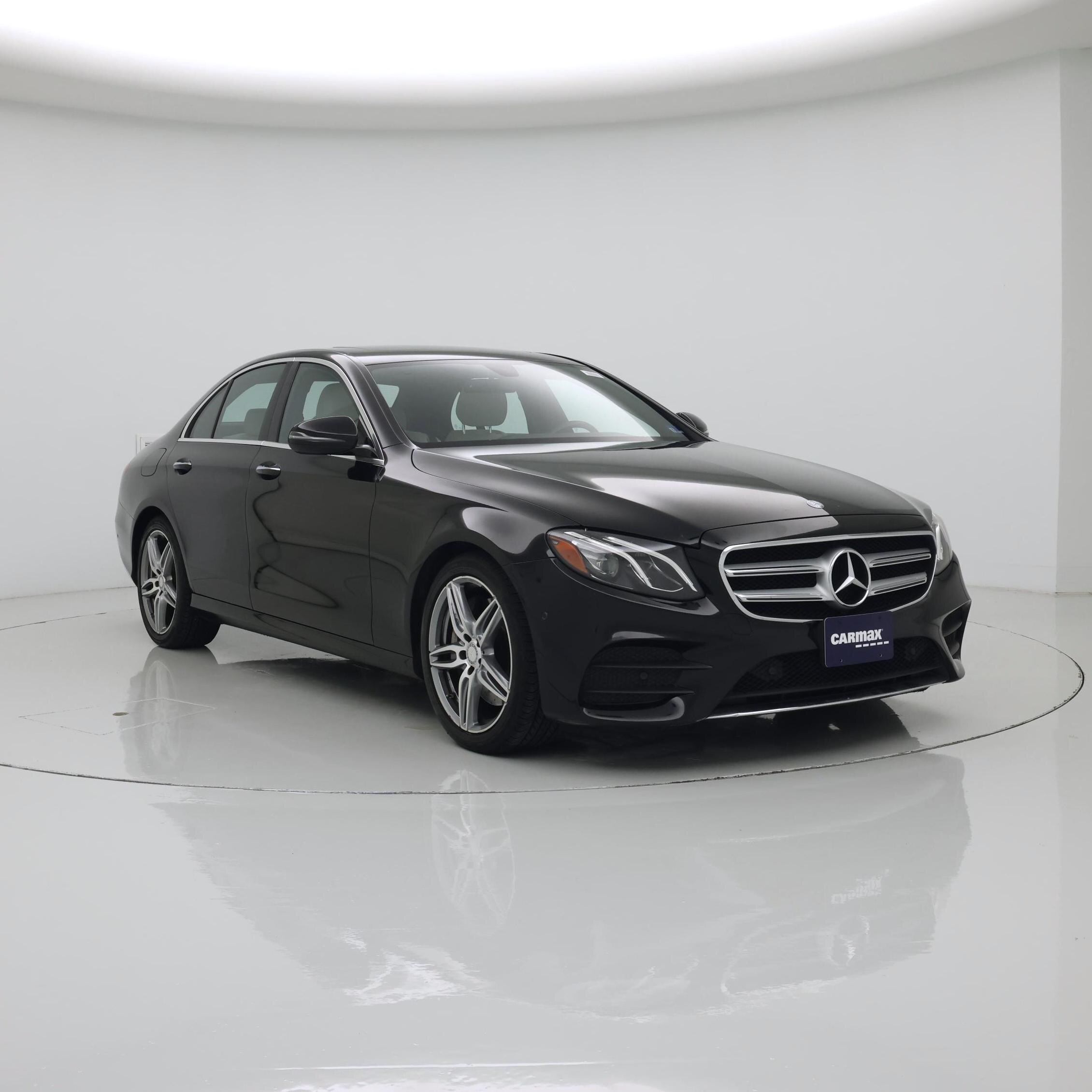 Black 2017 Mercedes-Benz E-Class Sedan Rear-Wheel Drive Automatic