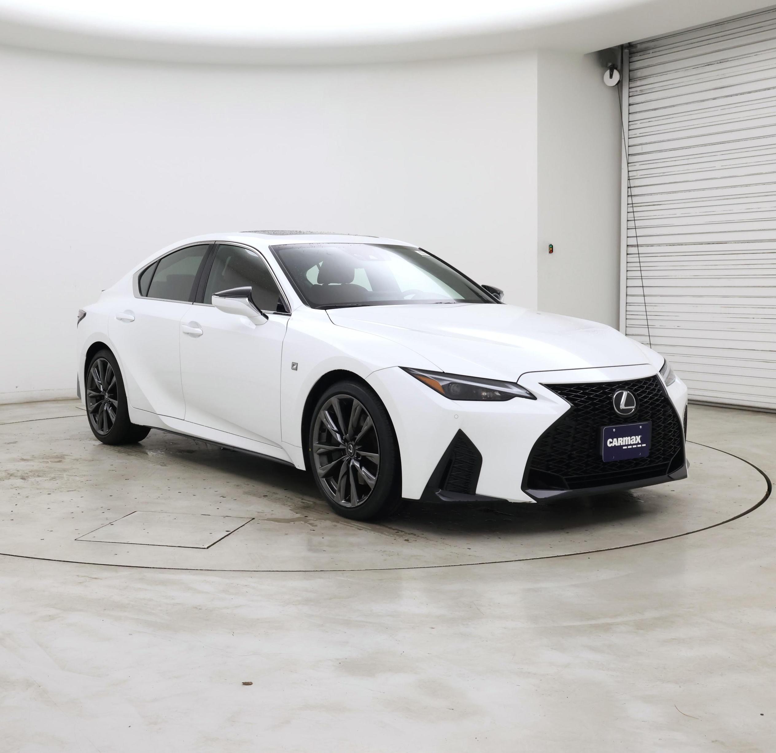 White 2024 Lexus IS Sedan Rear-Wheel Drive Automatic