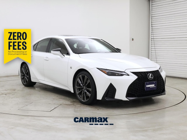 White 2024 Lexus IS Sedan Rear-Wheel Drive Automatic