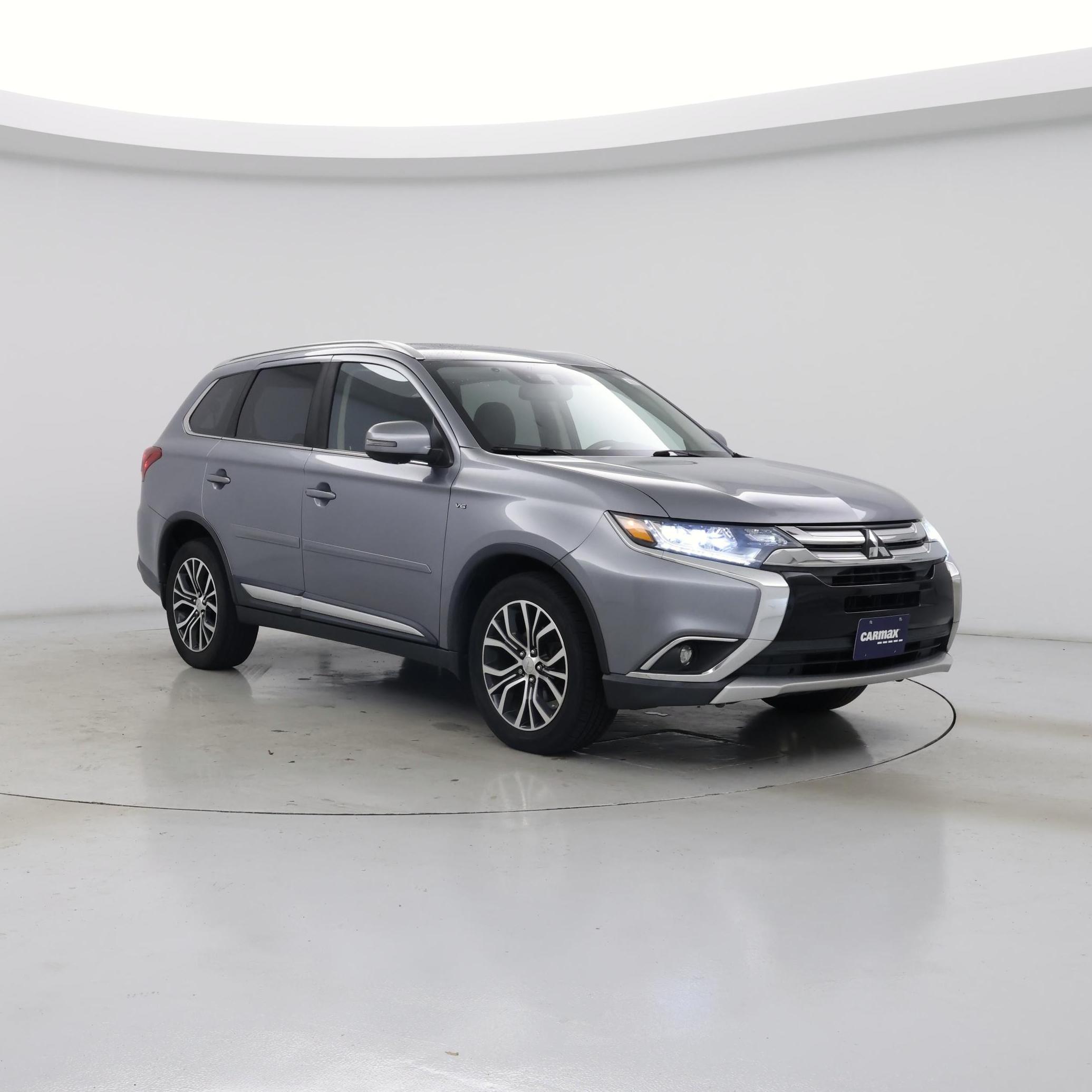 Gray 2017 Mitsubishi Outlander SUV / Crossover All-Wheel Drive Automatic