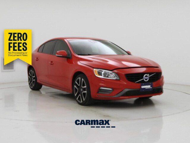 Red 2018 Volvo S60 Sedan Front-Wheel Drive Automatic