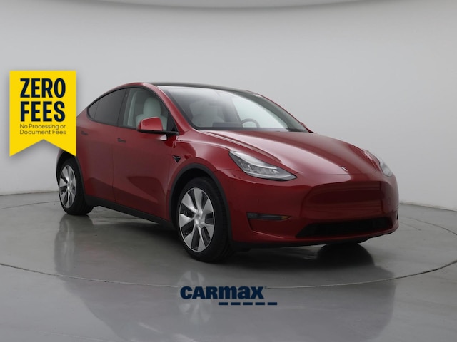 Red 2020 Tesla Model Y SUV / Crossover All-Wheel Drive Automatic