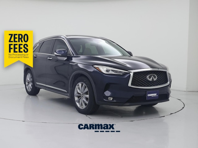 Blue 2019 INFINITI QX50 SUV / Crossover Front-Wheel Drive Automatic