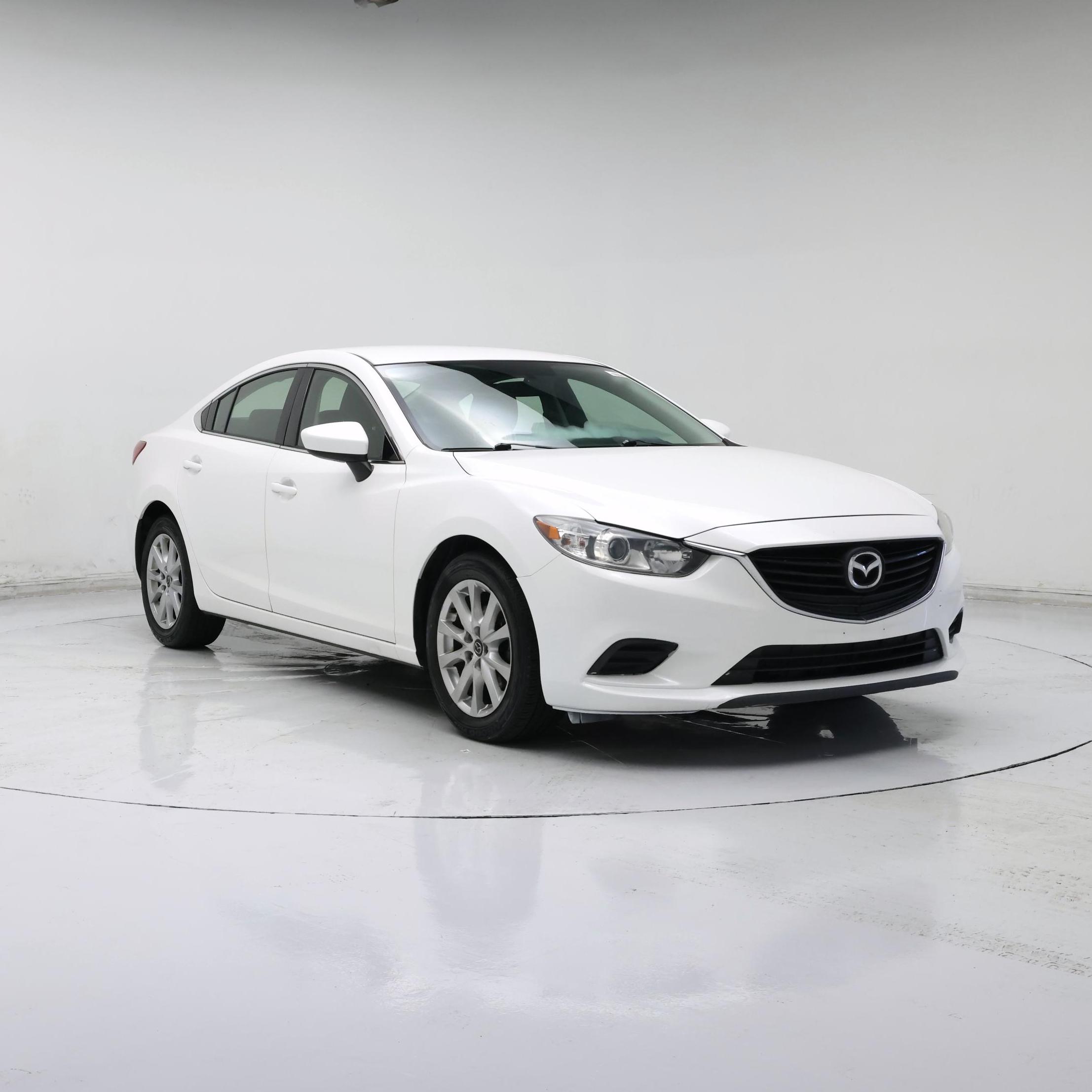 White 2014 Mazda MAZDA6 Sedan Front-Wheel Drive Manual
