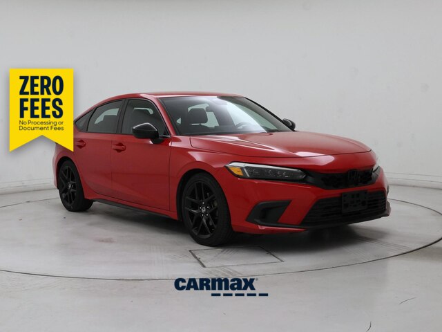 Red 2024 Honda Civic Hatchback Hatchback Front-Wheel Drive Automatic