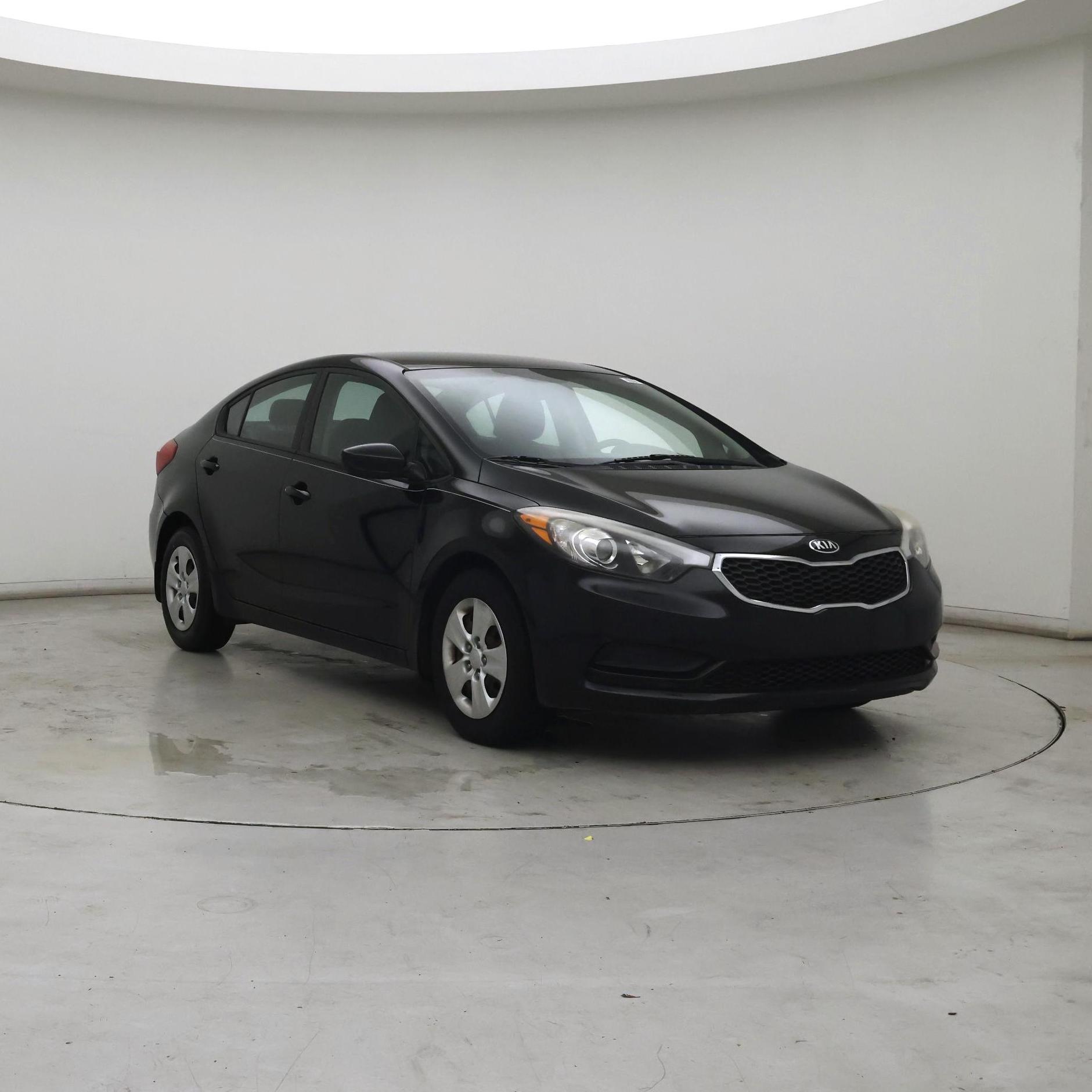 Black 2014 Kia Forte Sedan Front-Wheel Drive Automatic