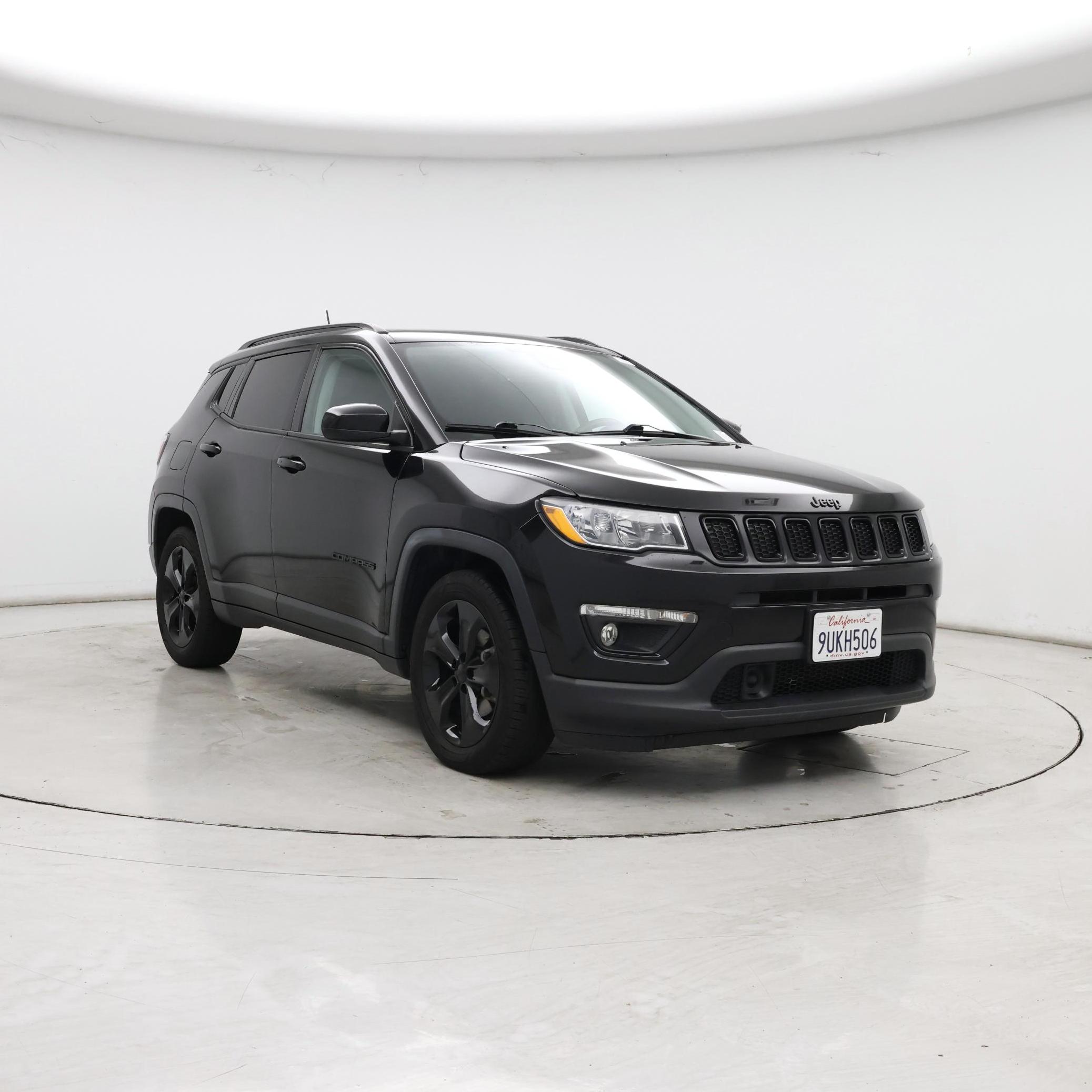 Black 2021 Jeep Compass SUV / Crossover Front-Wheel Drive Automatic