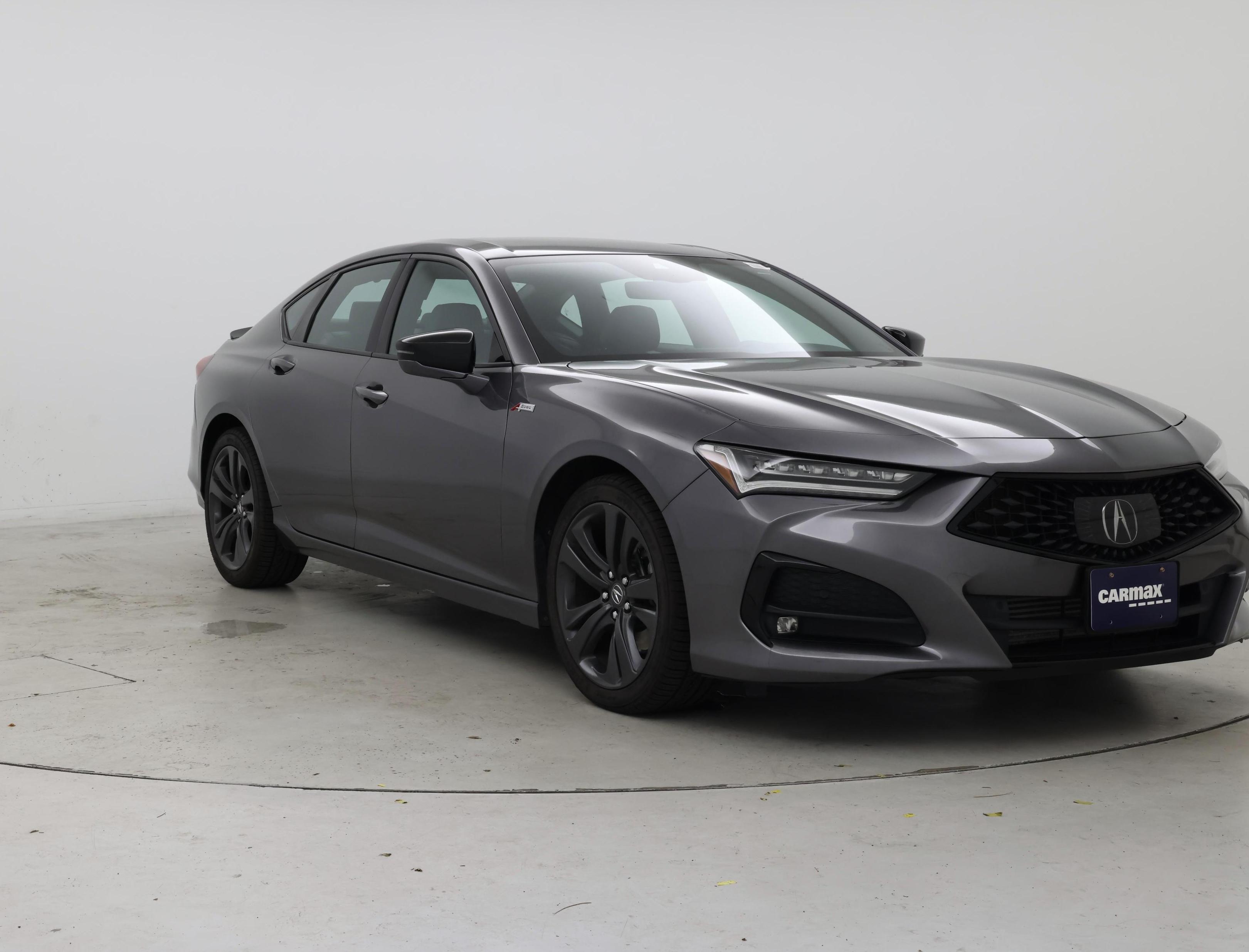 Gray 2021 Acura TLX Sedan All-Wheel Drive Automatic