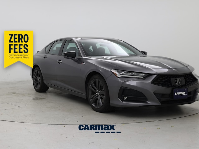 Gray 2021 Acura TLX Sedan All-Wheel Drive Automatic