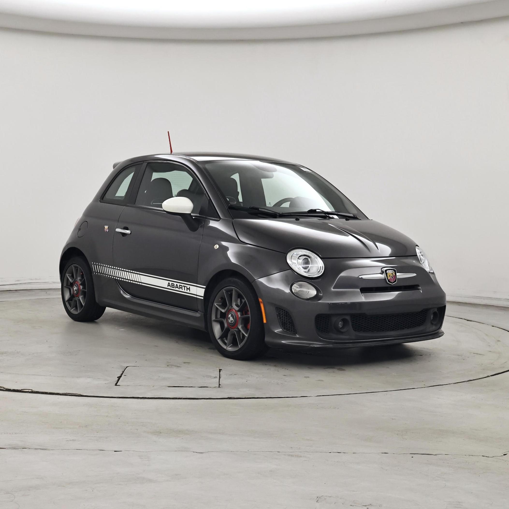 Gray 2015 FIAT 500 Hatchback Front-Wheel Drive Automatic