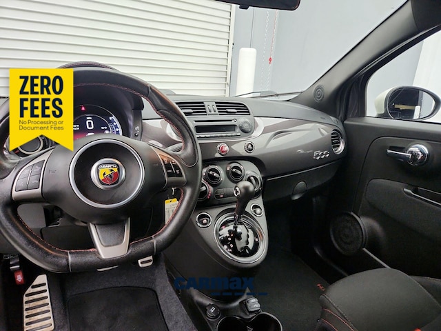 Gray 2015 FIAT 500 Hatchback Front-Wheel Drive Automatic