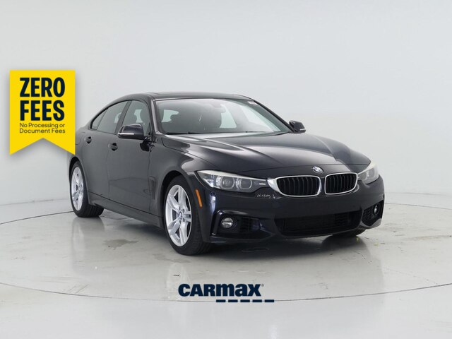Black 2018 BMW 4 Series Sedan Rear-Wheel Drive Automatic