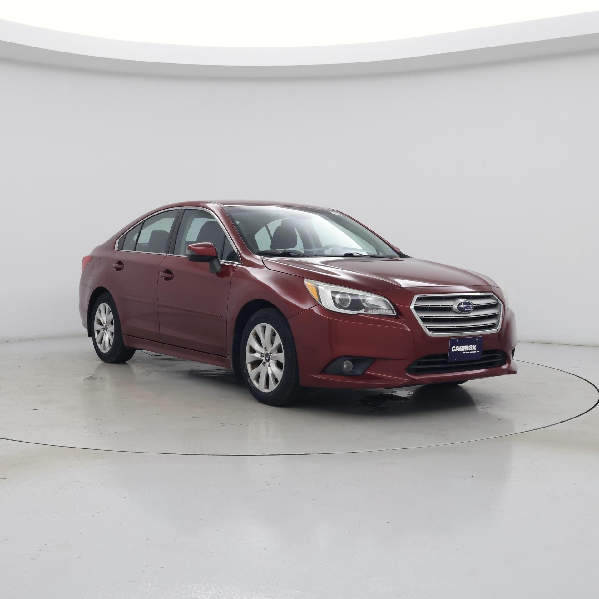 Red 2015 Subaru Legacy Sedan All-Wheel Drive Automatic