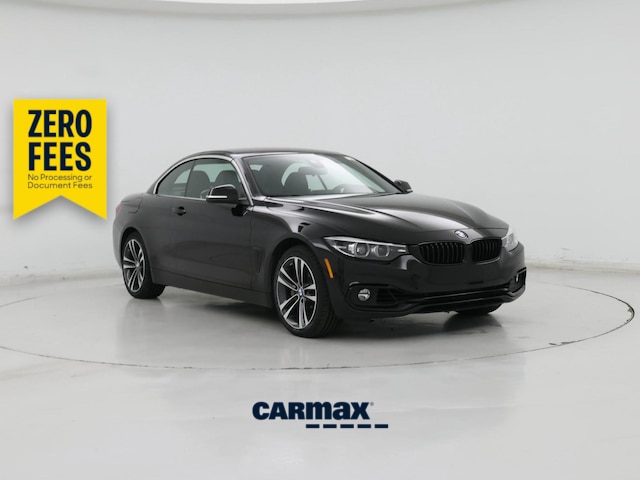Black 2020 BMW 4 Series Convertible All-Wheel Drive Automatic