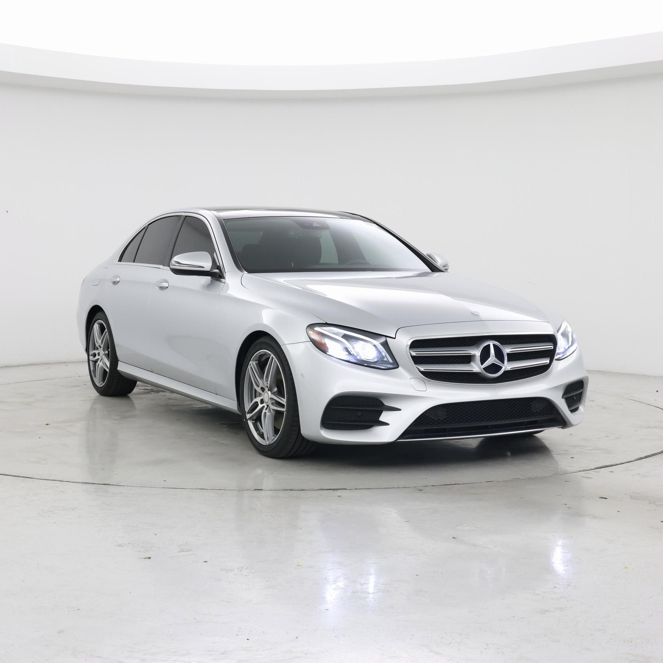Silver 2017 Mercedes-Benz E-Class Sedan Rear-Wheel Drive Automatic